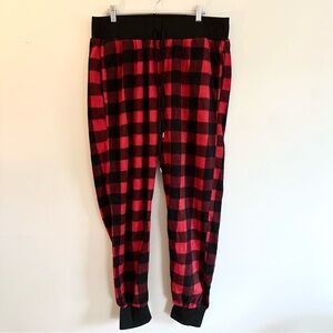 Red and Black Plaid Lounge Pants